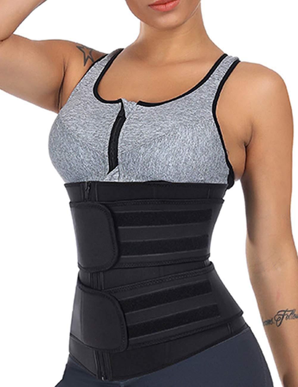 Double Waist Belt Waist Trainer Steel Bone Corset