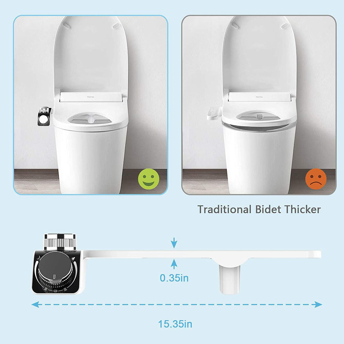 Smart Toilet Seat Butt Flusher